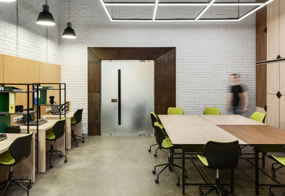 Фасад офиса в стиле лофт