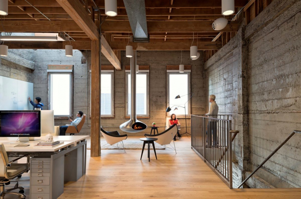 Переговорная в стиле лофт