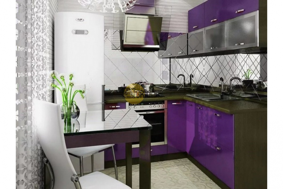 Фиолетовая кухня
