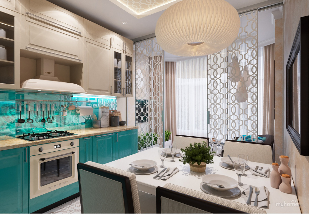 Освещение на кухни в современном интерьере