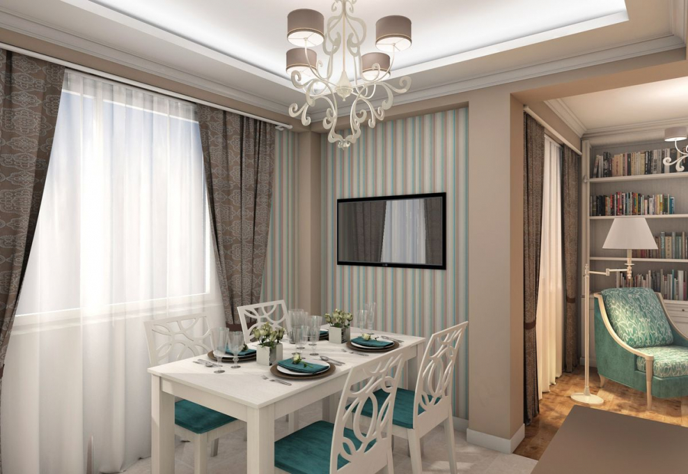 Кухни с диваном в интерьере 11 кв