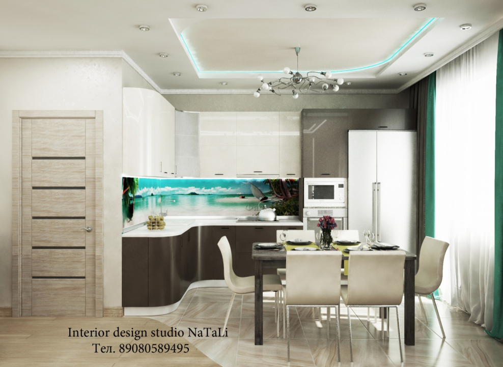 Современный интерьер кухни