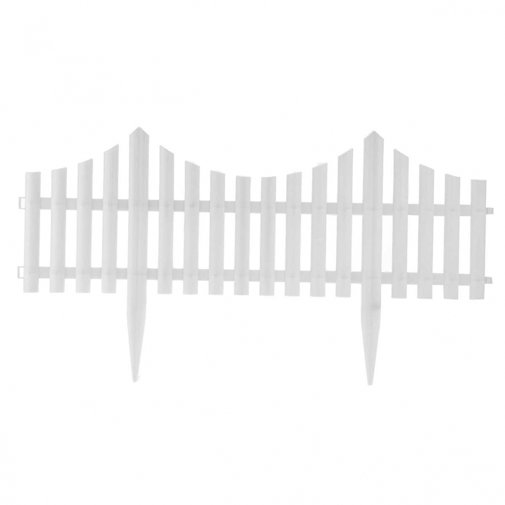 Заборчик "Модерн".декоративный штакетник (белый)