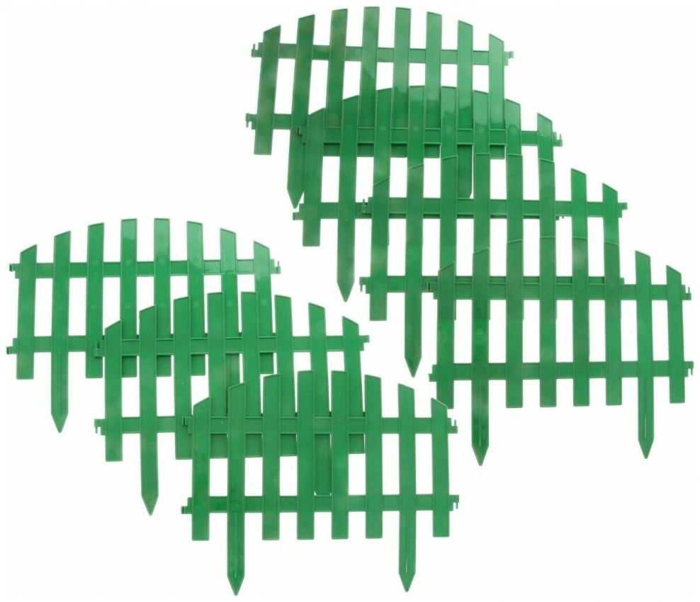 Забор декоративный Палисад зеленый