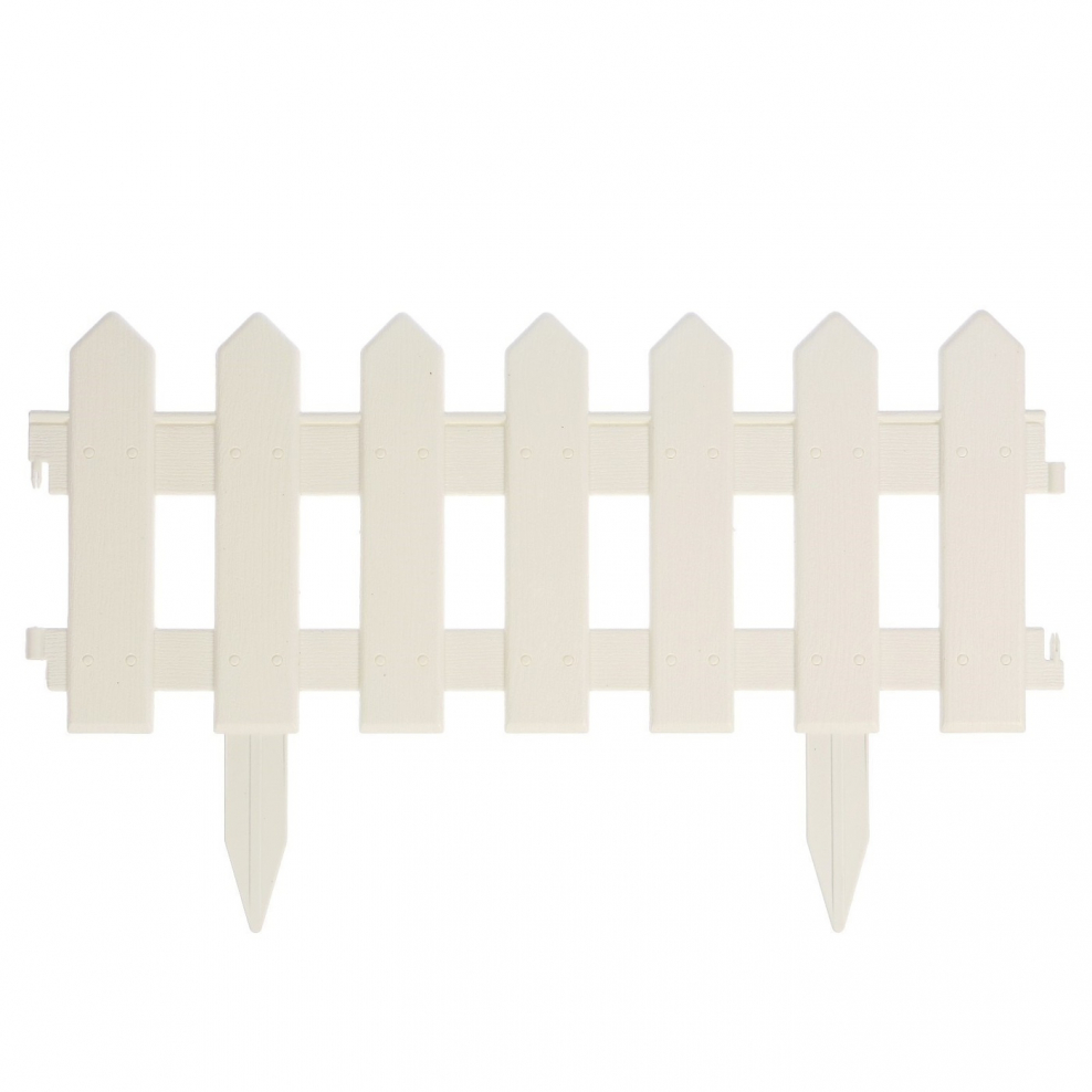 Садовый заборчик пластиковый мастер сад