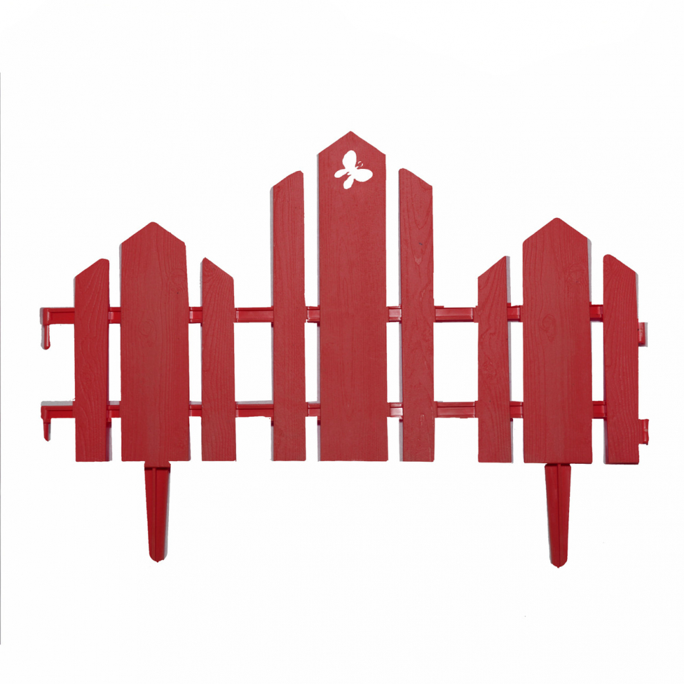 Забор декоративный №1, 7 секций,терракот