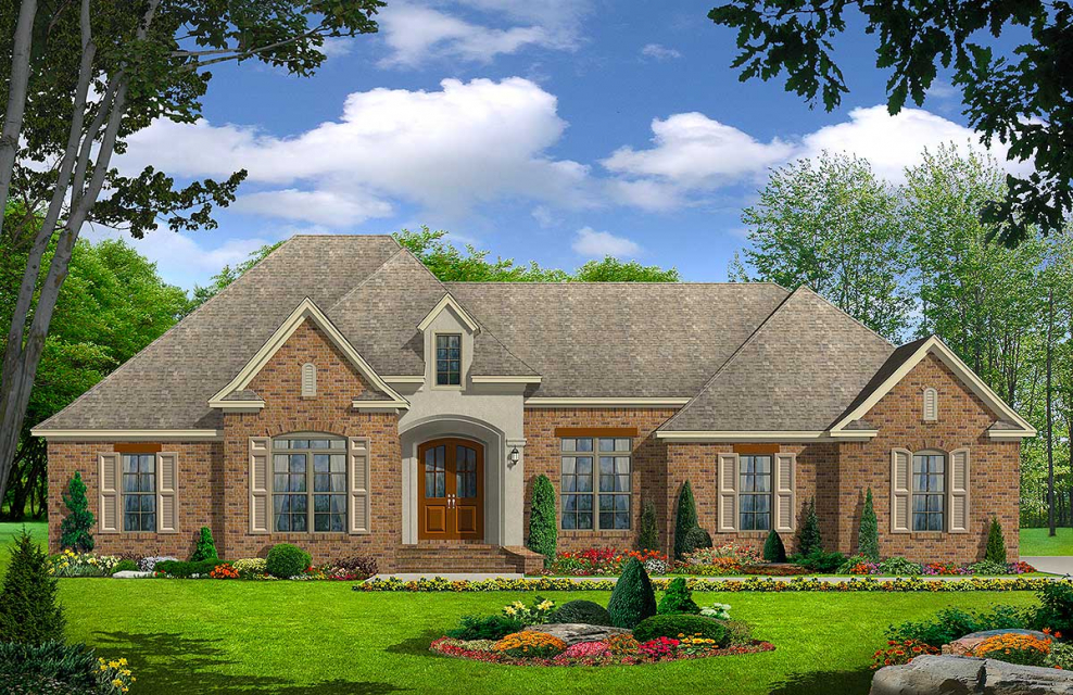 Проект одноэтажного дома в стиле Прованс