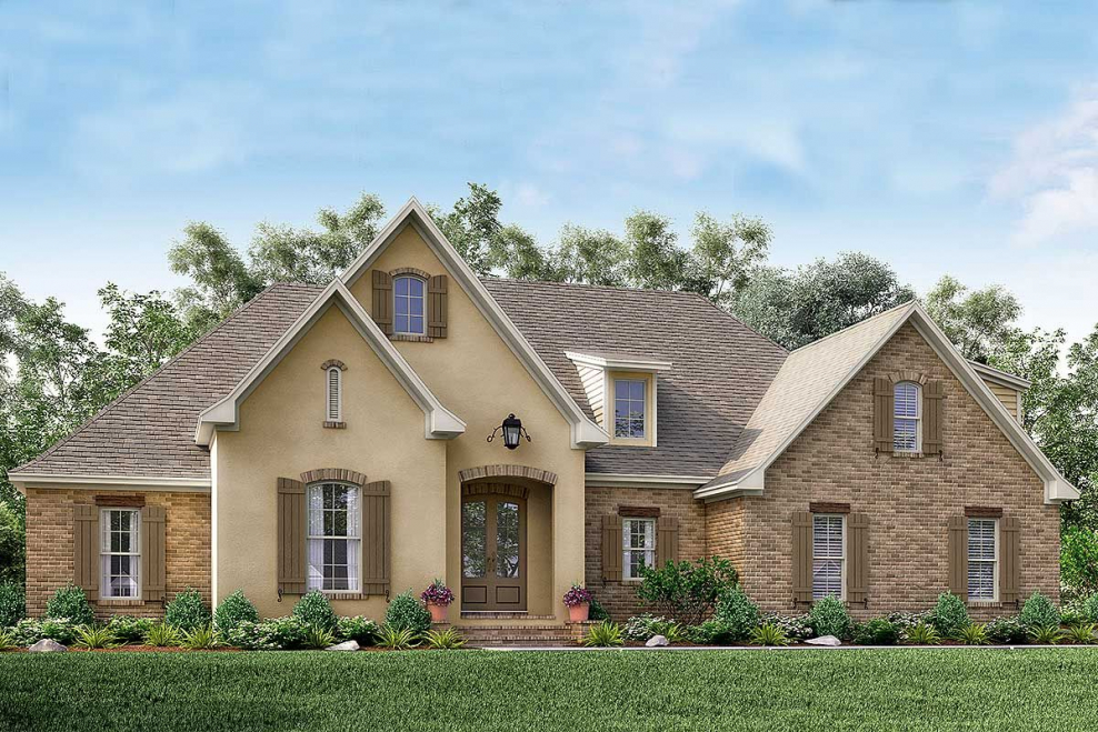 Одноэтажный дом в стиле Прованс