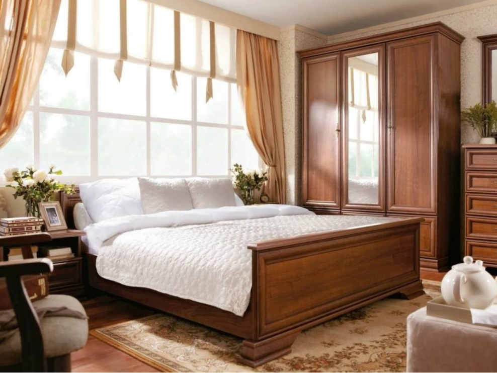 Кровать Кентаки каштан БРВ