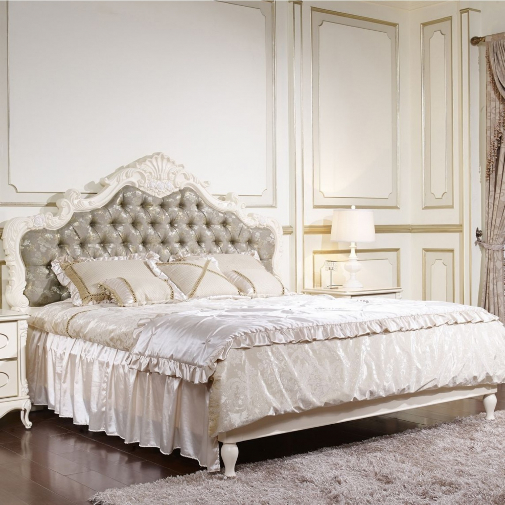 Кровать Aurora 8803 1,6*2,0 с/л ТК.цветы (c)