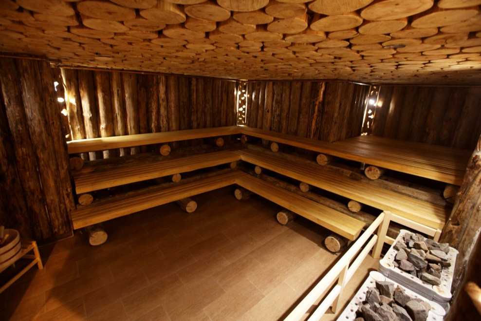 Необычная отделка бань