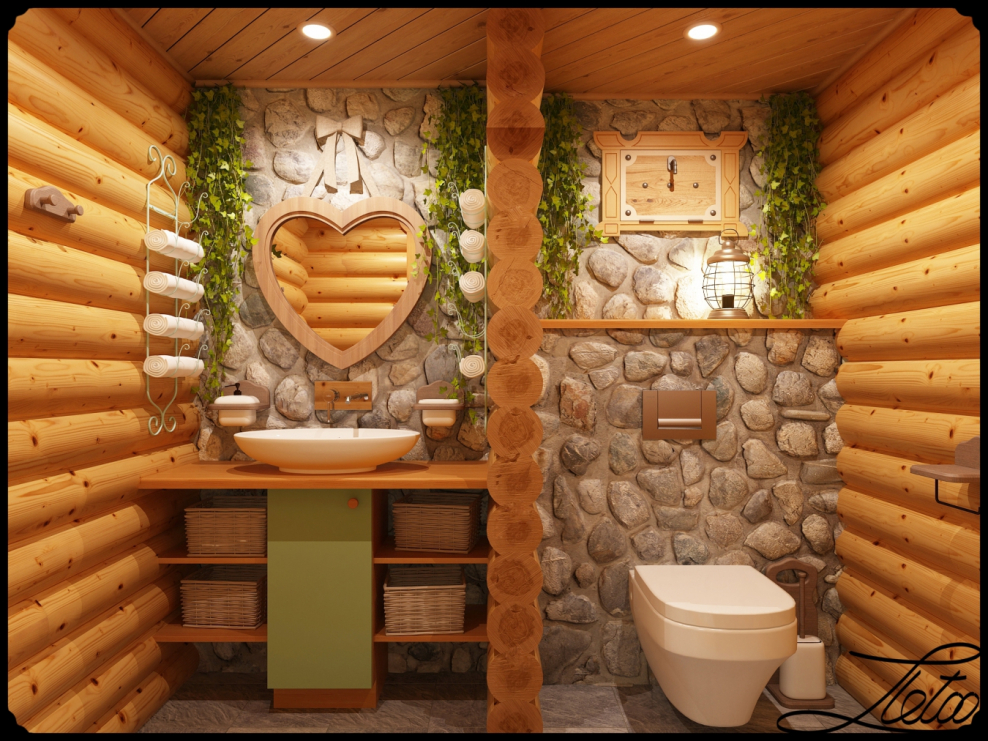 Интерьер бани