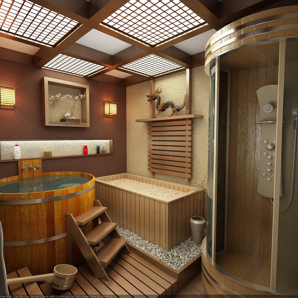 Японская ванна офуро