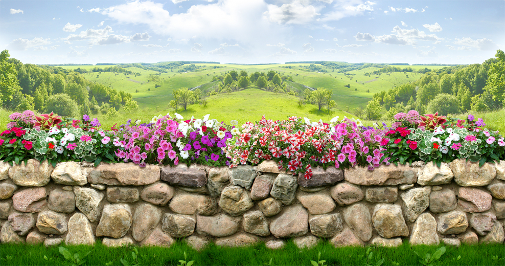 Йоркшир каменные заборы