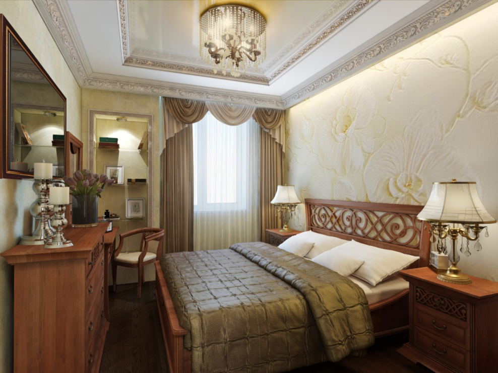 Спальня в классическом стиле