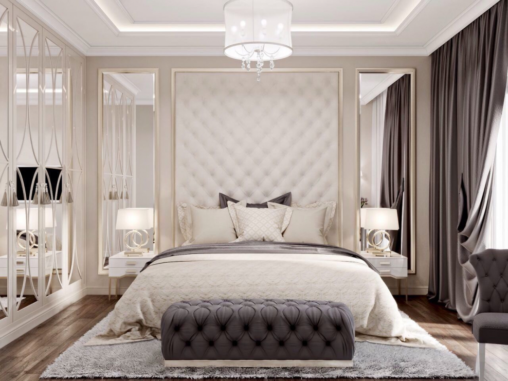 Классическая спальня в хрущевке