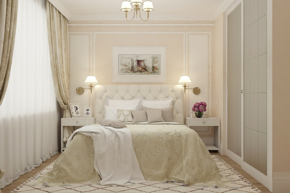 Шторы для маленькой спальни