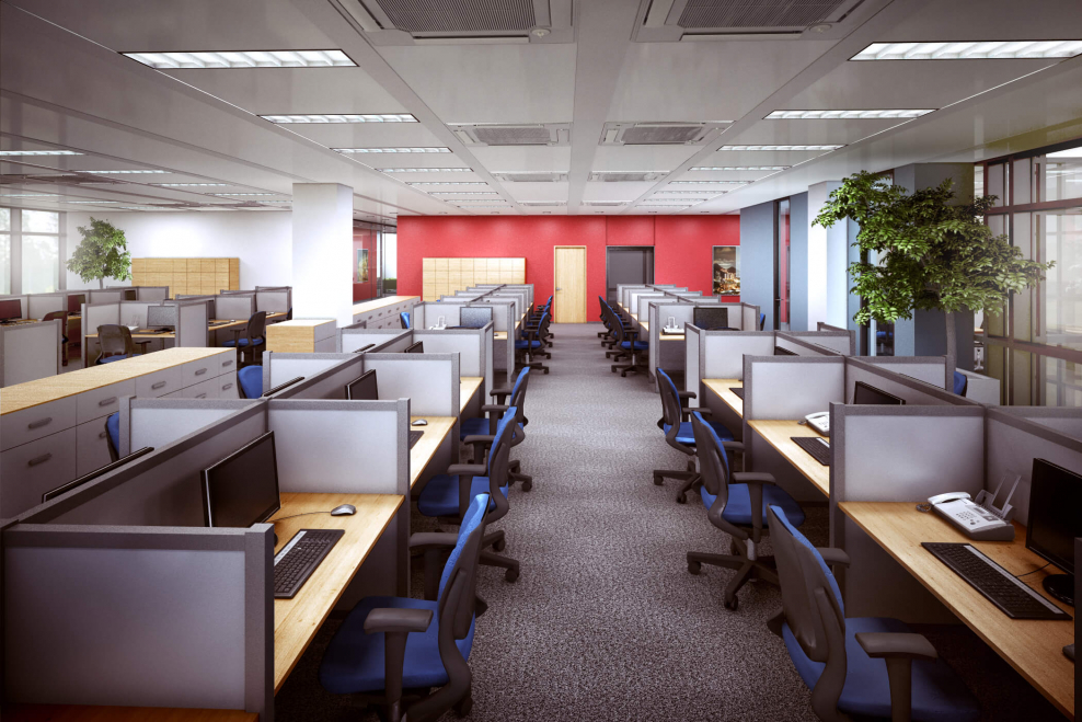 Офисное помещение опен Спейс