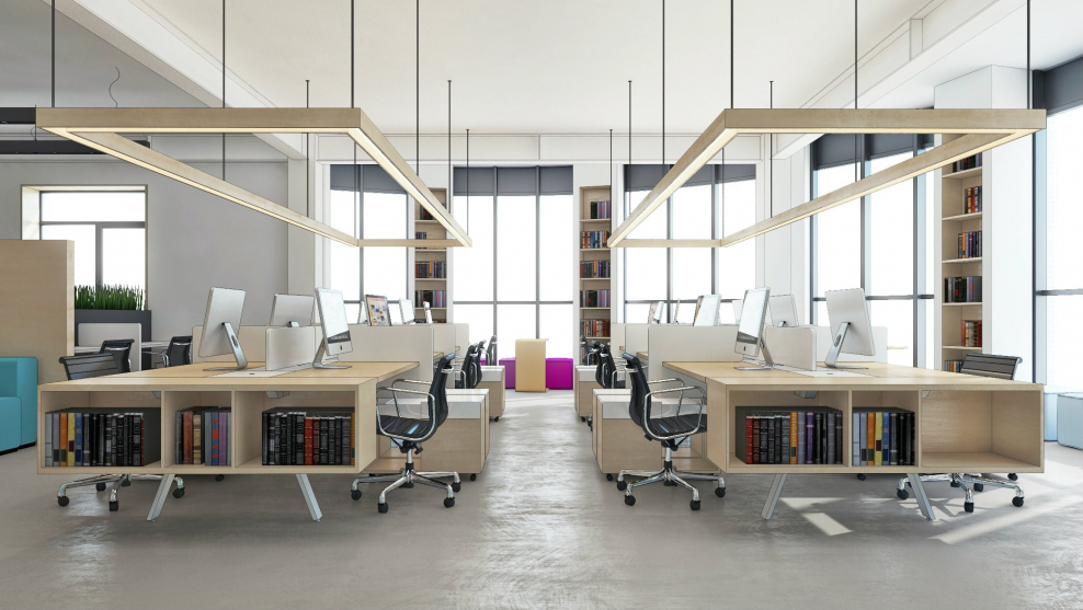 Планировка офиса опенспейс