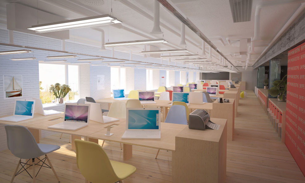 Просторный open-Space