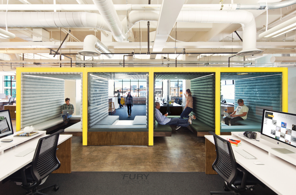 Творческое пространство в офисе