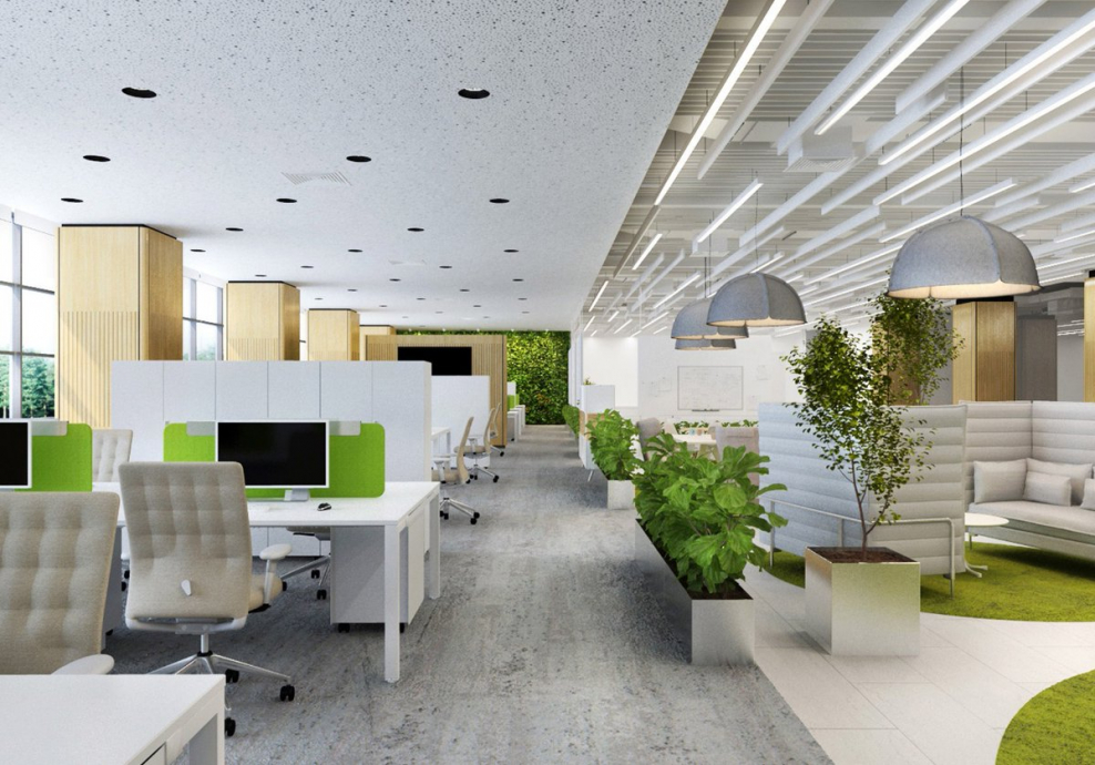 Озеленение опен Спейс