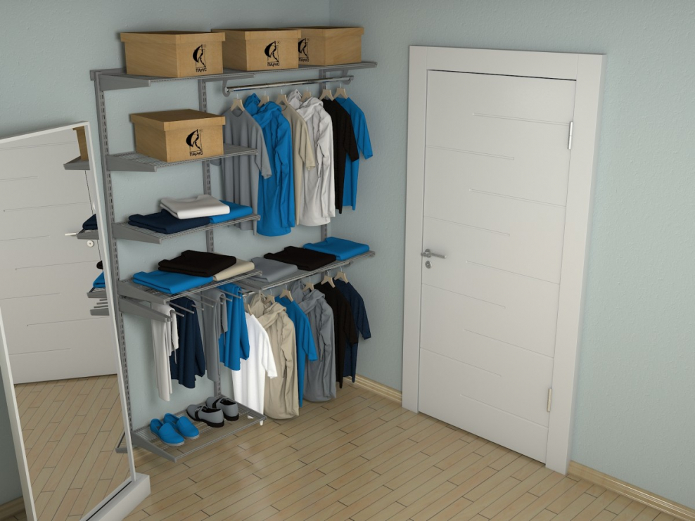 Шведская гардеробная Elfa