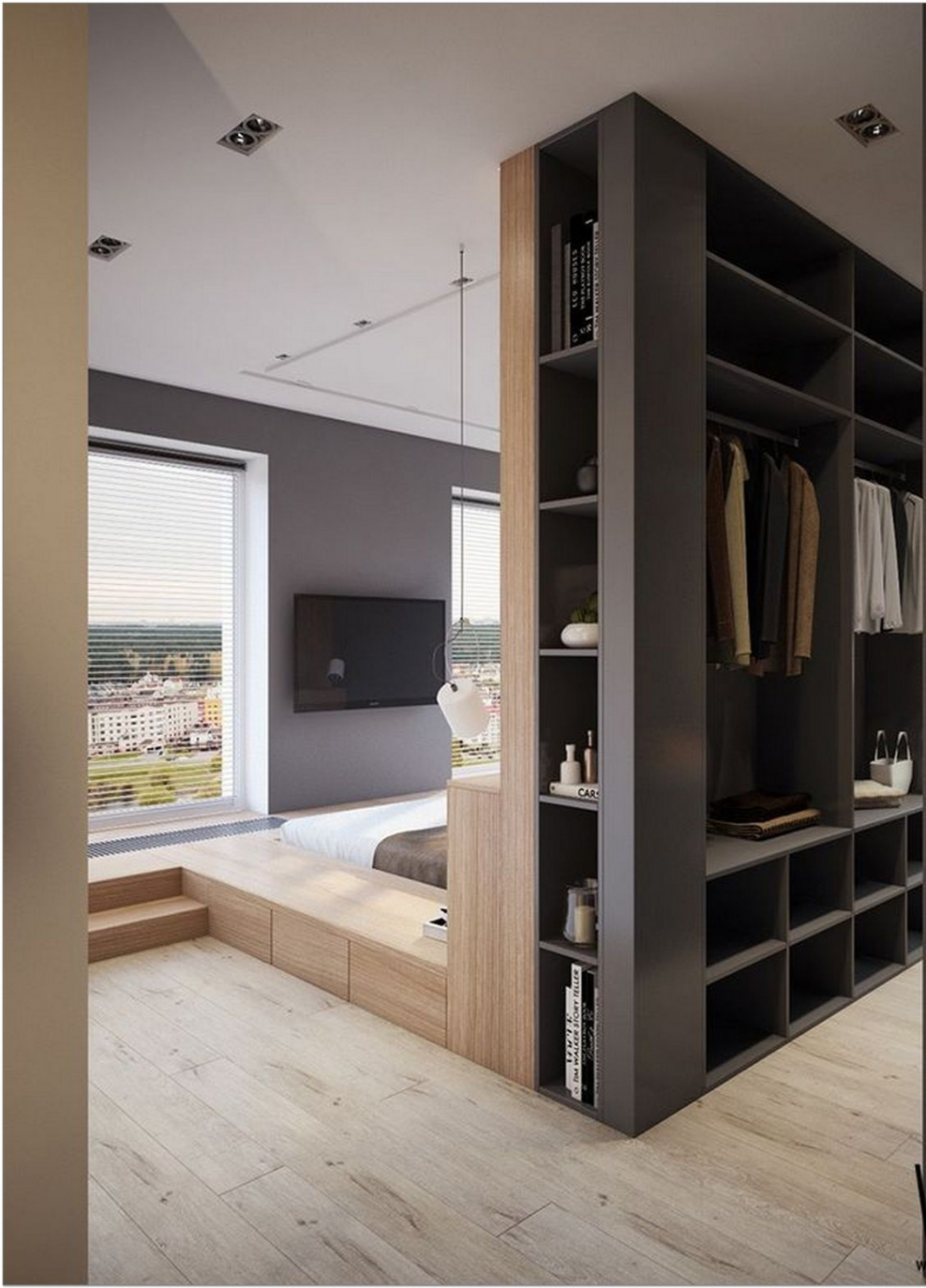 Гардеробная перегородка