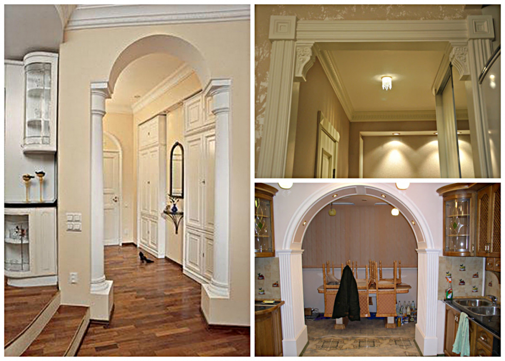 Декор межкомнатной арки