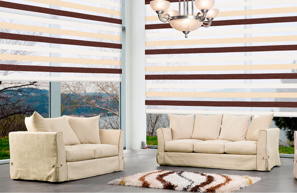 Рулонные шторы Зебра Орегон