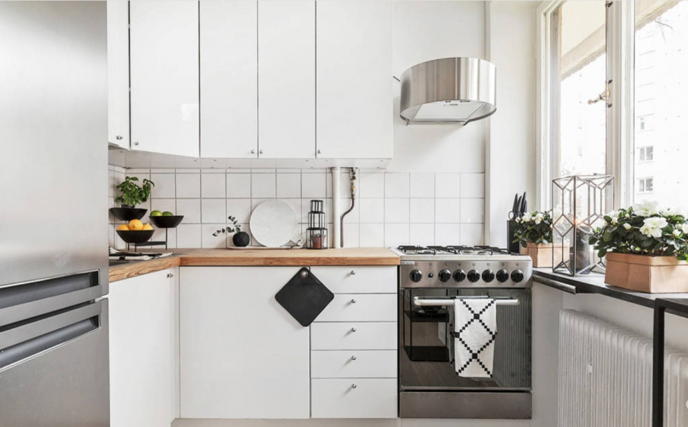 Газовая плита в скандинавском стиле