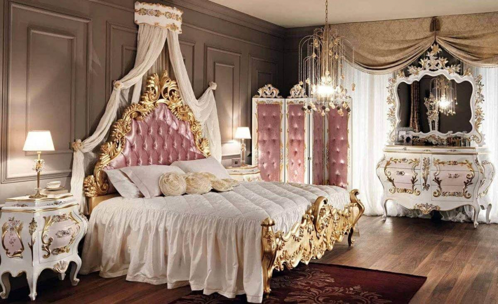 Спальня рококо Барокко