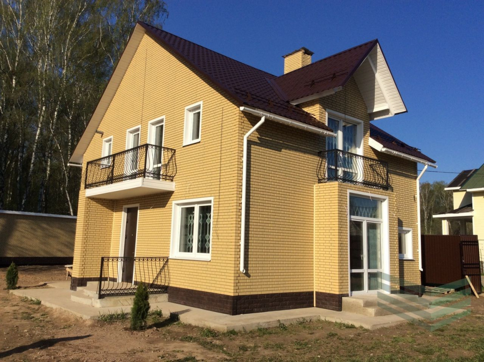 Альта профиль кирпич клинкерный желтый