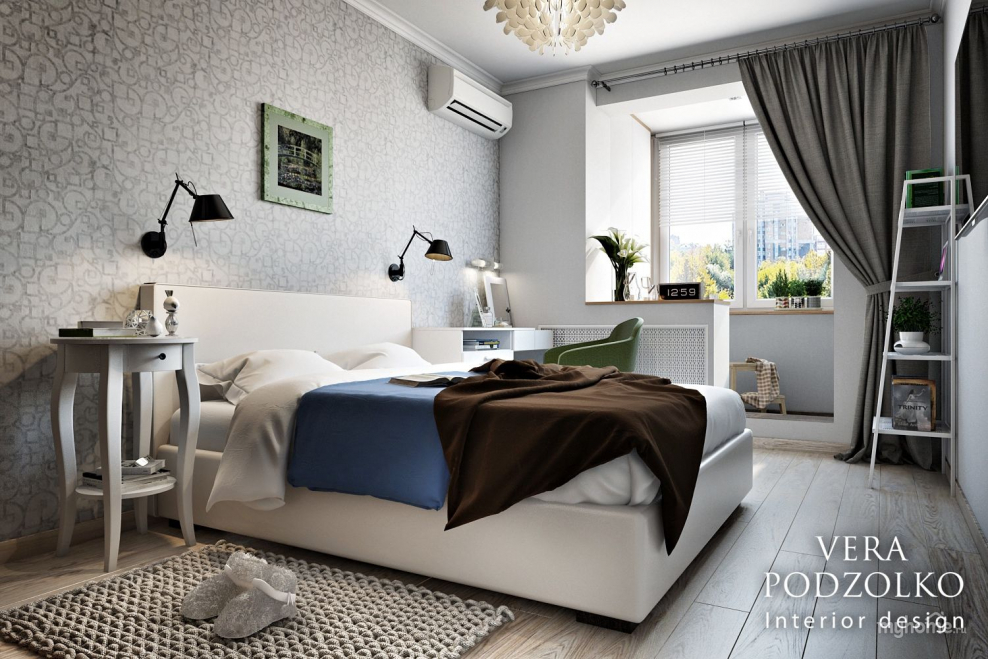 Спальня на лоджии