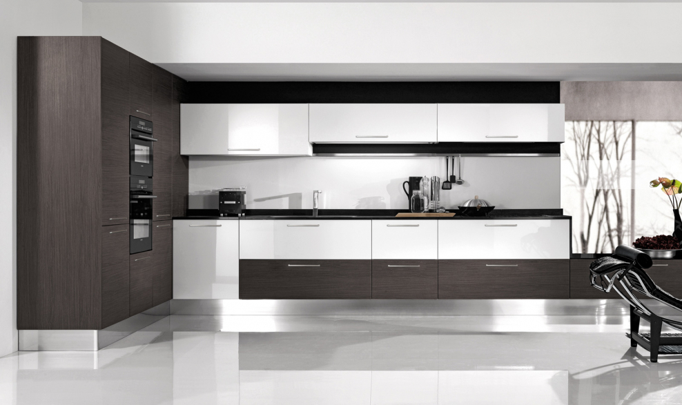 Белая кухня Италия Модерн