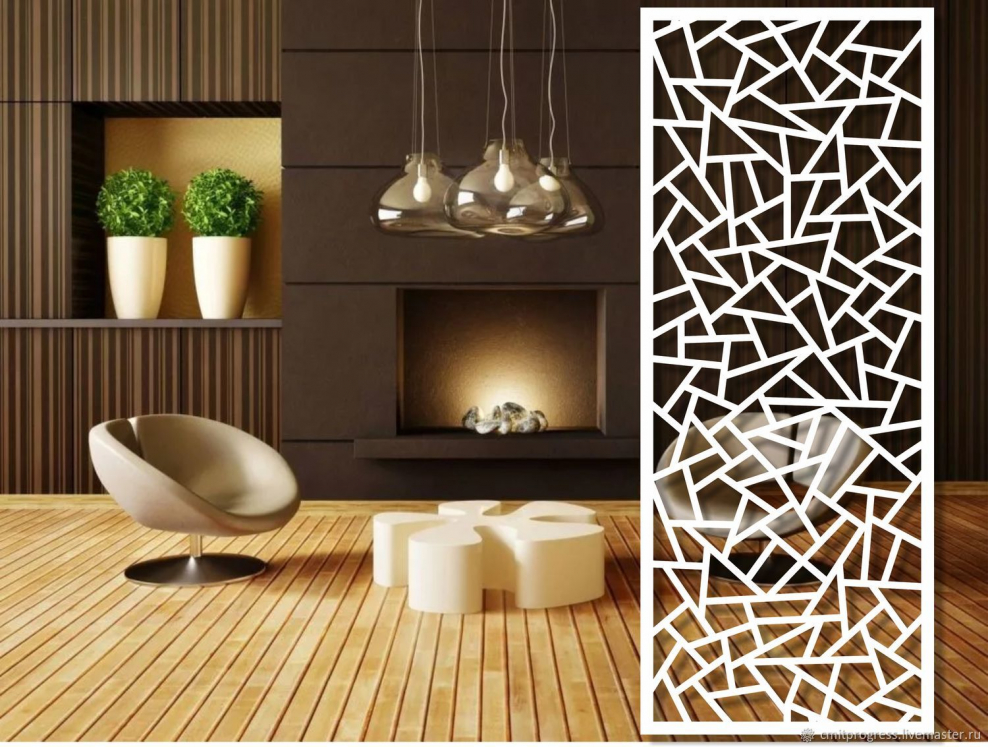 Декоративные перегородки в интерьере