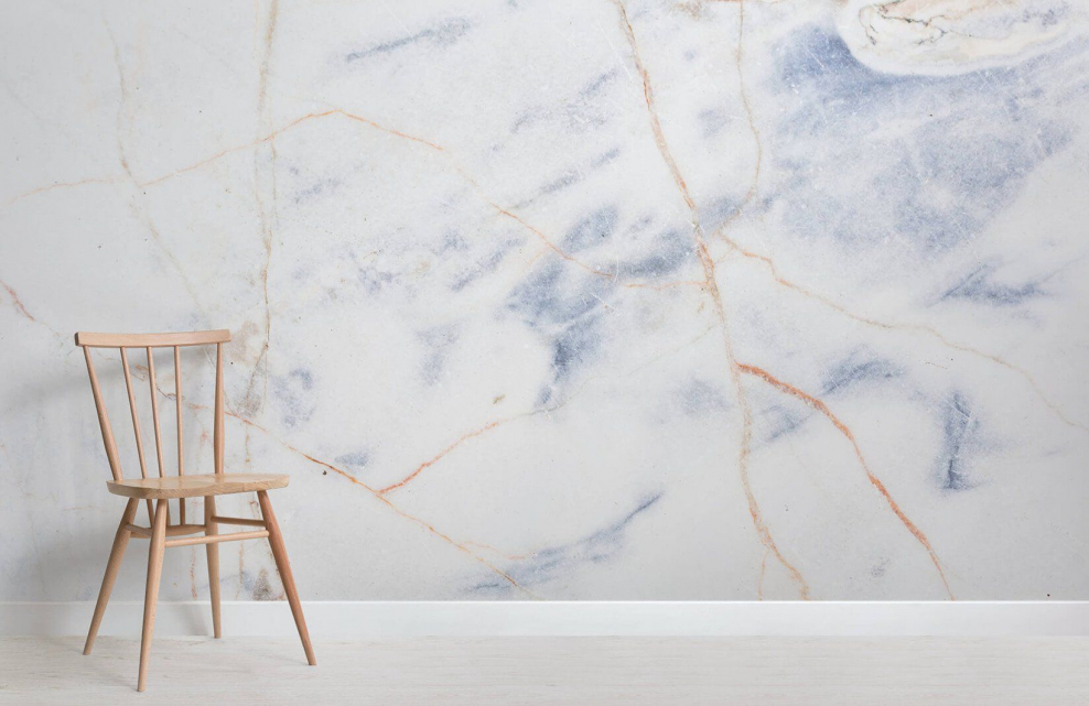 Обои под мрамор для стен