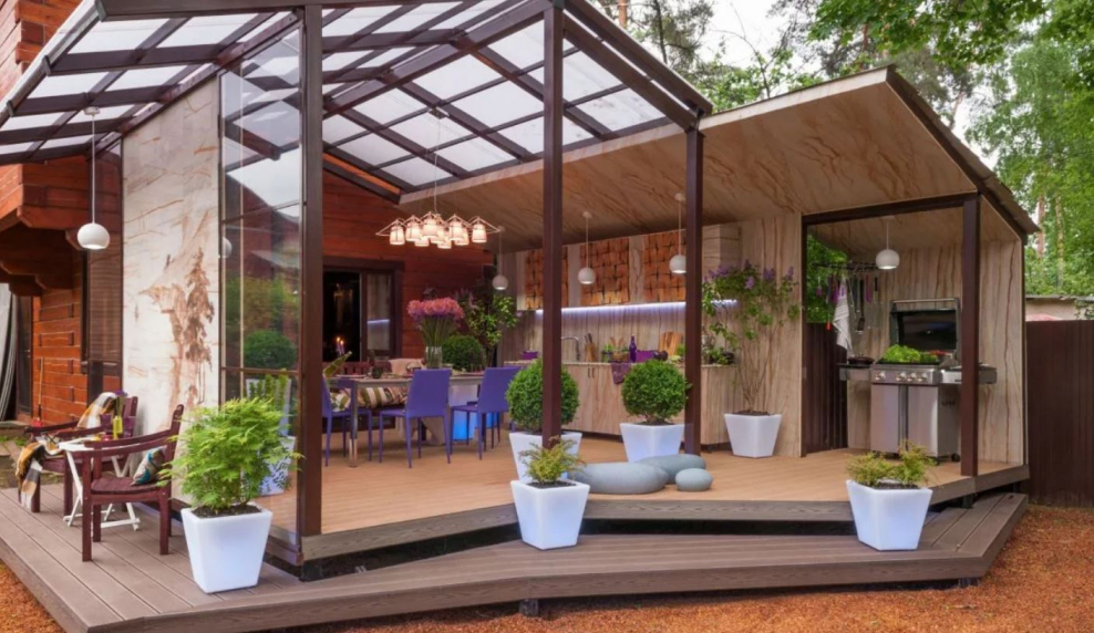 Терраса на даче