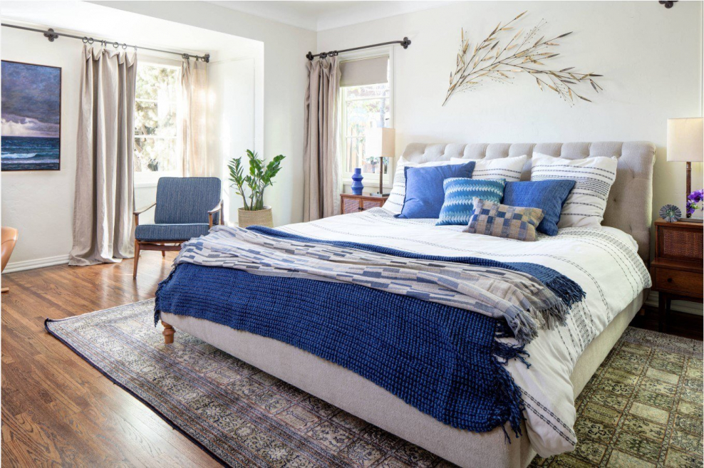 Кровать Средиземноморский стиль двуспальная