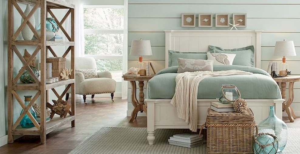 Ковёр в спальню в морском стиле