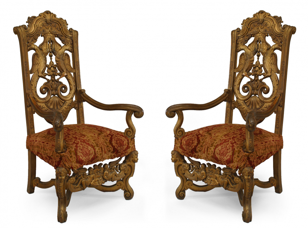 Стул кресло Ренессанс эпохи Возрождение