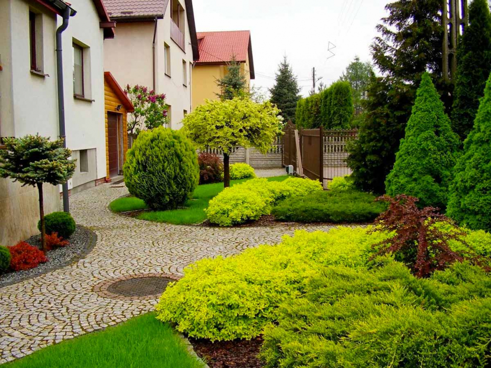 Сады с хвойниками Германия