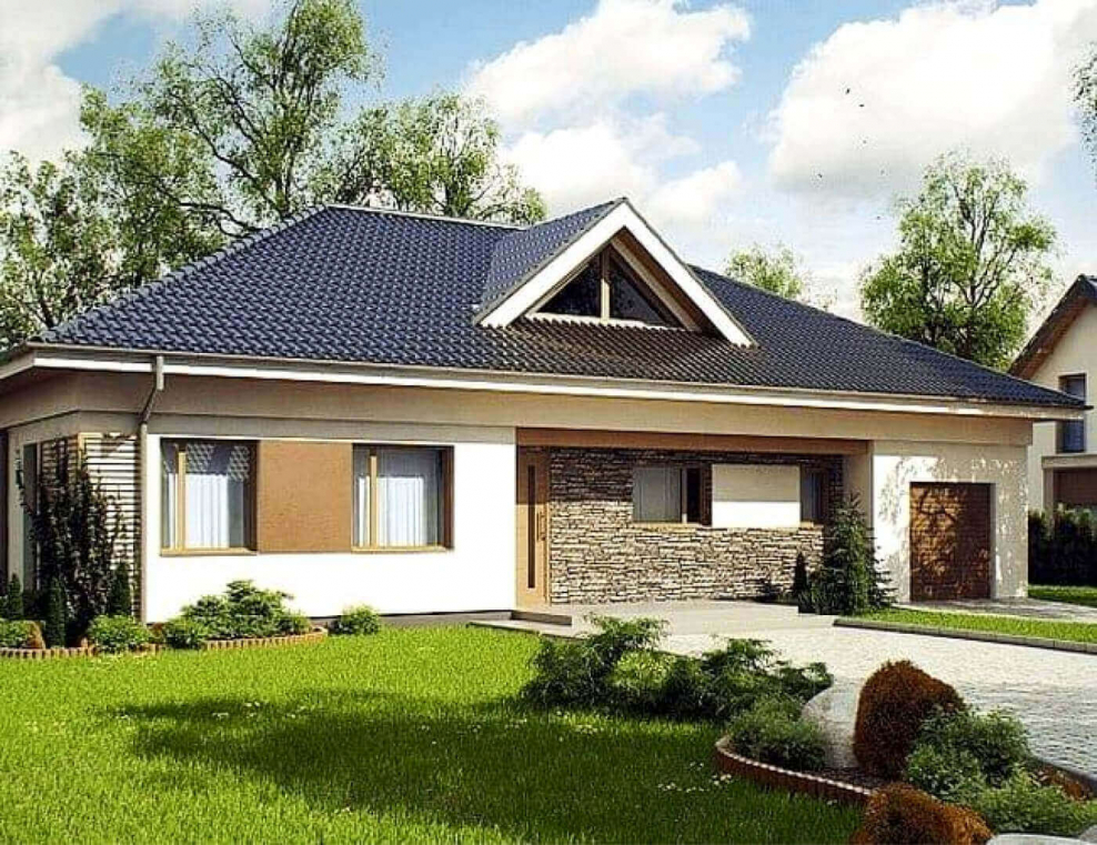 Кирпичный одноэтажный дом 140кв