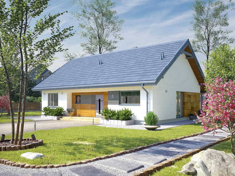 Финский дом одноэтажный 14м