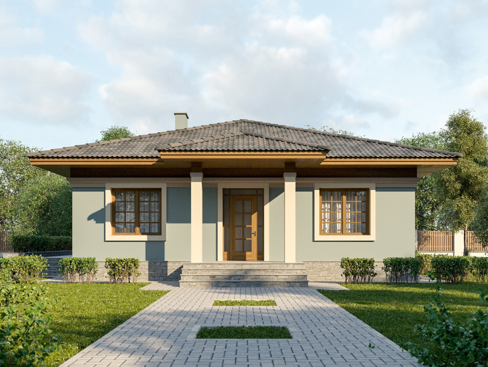 Одноэтажный домик 50 кв