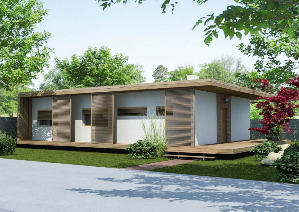 Тини Хаус с верандой