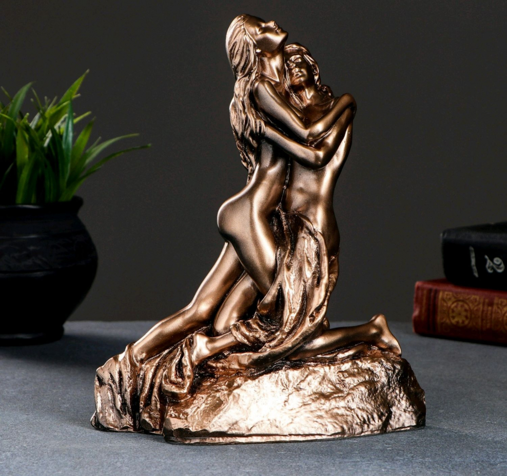 Статуэтка Дионис бронза золото