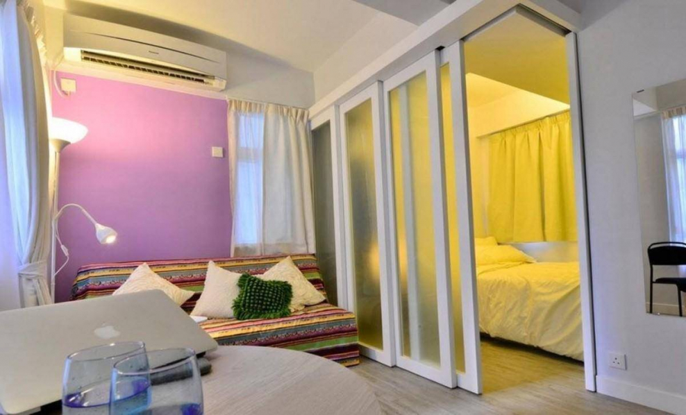 Перегородки для зонирования спального места