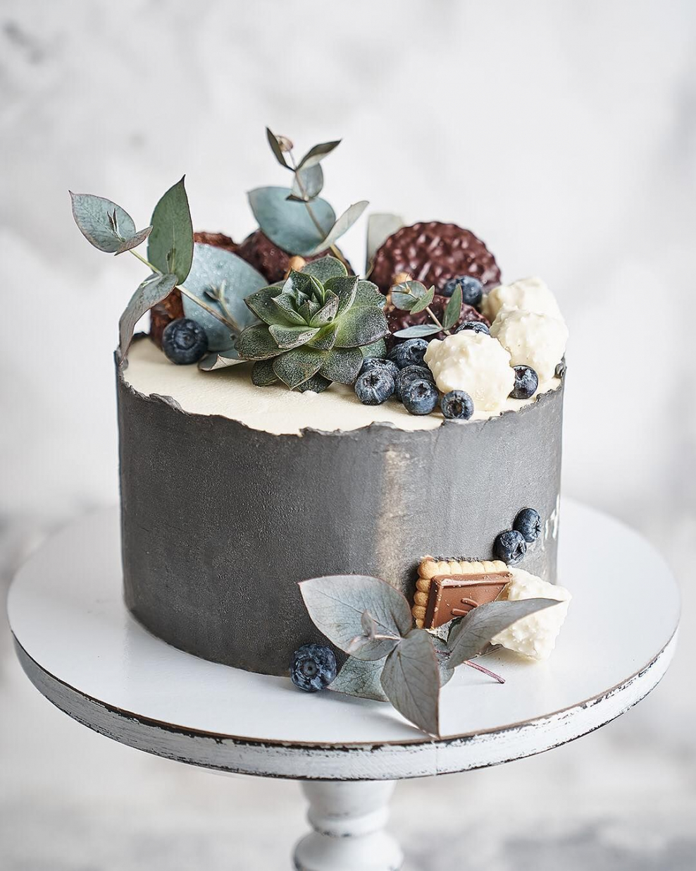 Торты в нежно розовых тонах