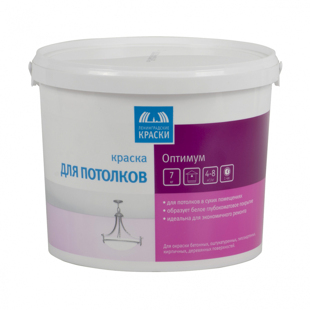 Краска "Оптимум" фасадная ВДАК-101 7 кг